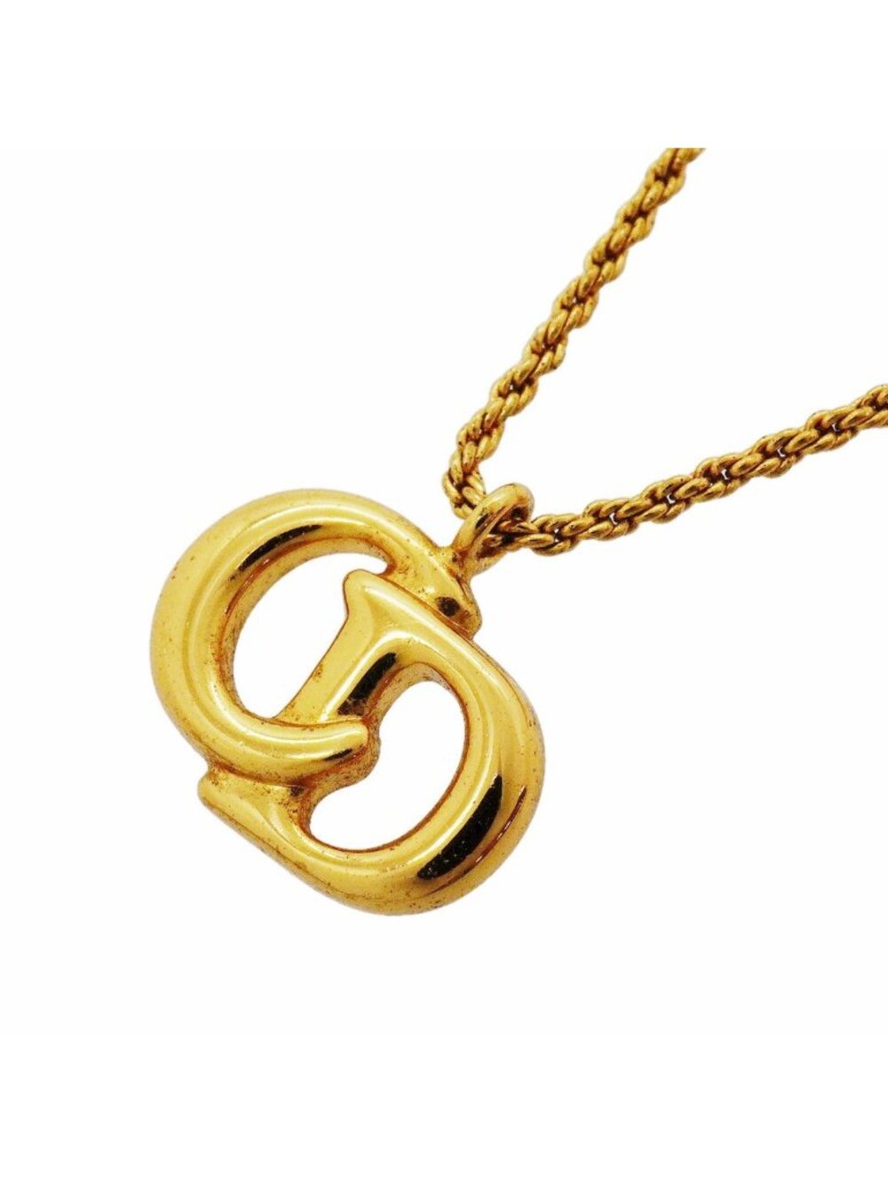 Dior Necklace CD Logo Gold Plated